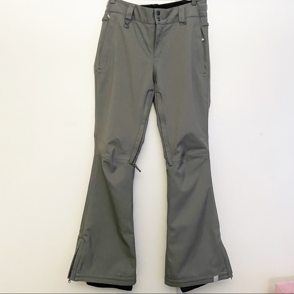❣️🎉 ROXY Slim Fit 10K Grey Snowboarding Pants